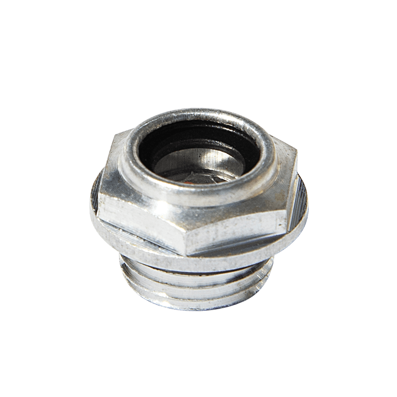 Aluminiumsolie niveau syn glas