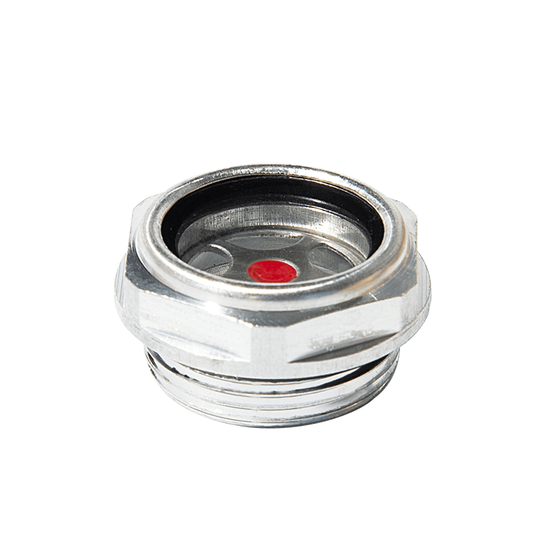 Aluminiumsolie niveau syn glas