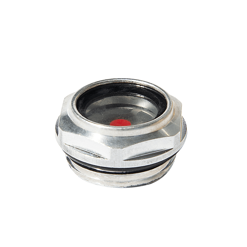 Aluminiumsolie niveau syn glas