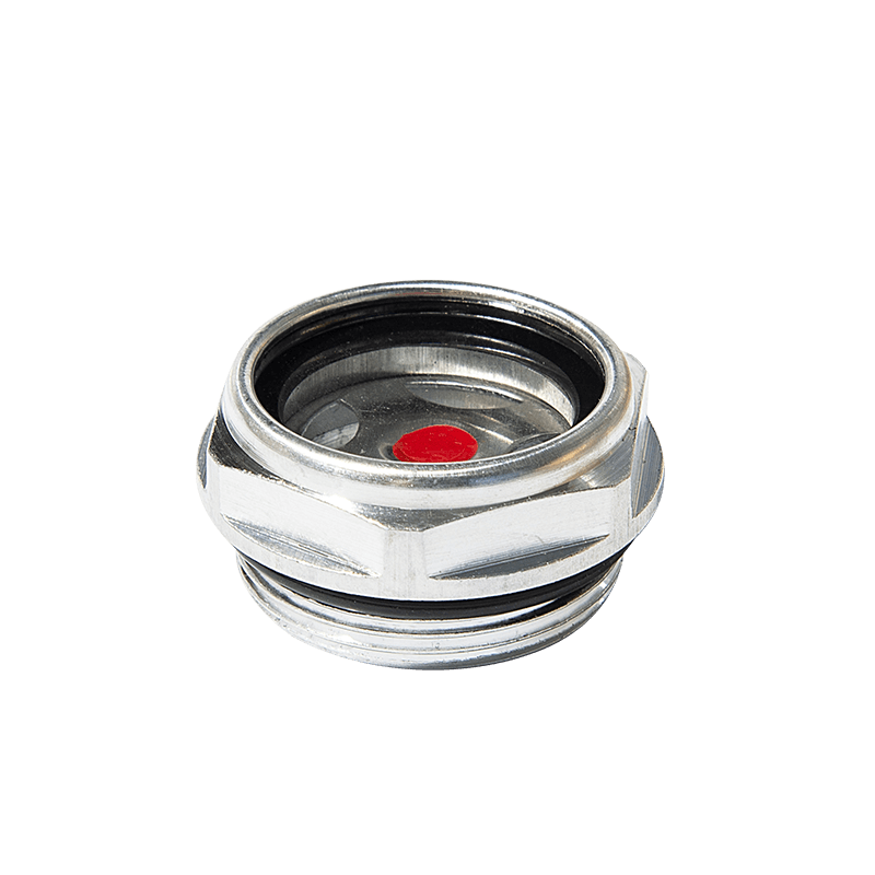 Aluminiumsolie niveau syn glas