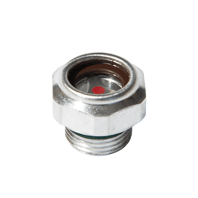 Aluminiumsolie niveau syn glas