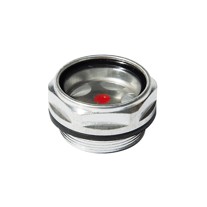 Aluminiumsolie niveau syn glas