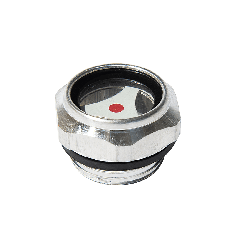 Aluminiumsolie niveau syn glas