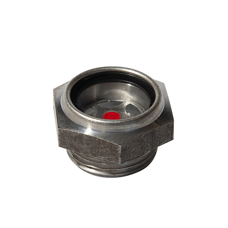 Aluminiumsolie niveau syn glas