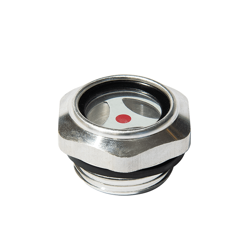 Aluminiumsolie niveau syn glas
