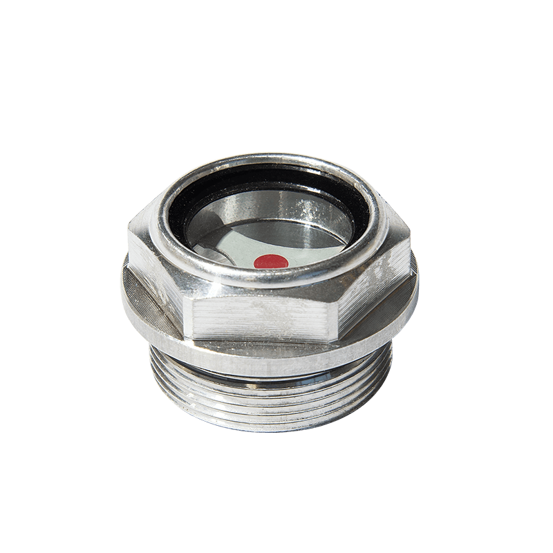 Aluminiumsolie niveau syn glas