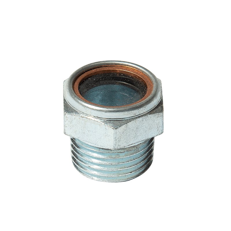 Aluminiumsolie niveau syn glas