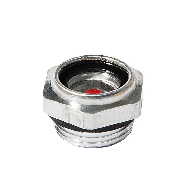 Aluminiumsolie niveau syn glas