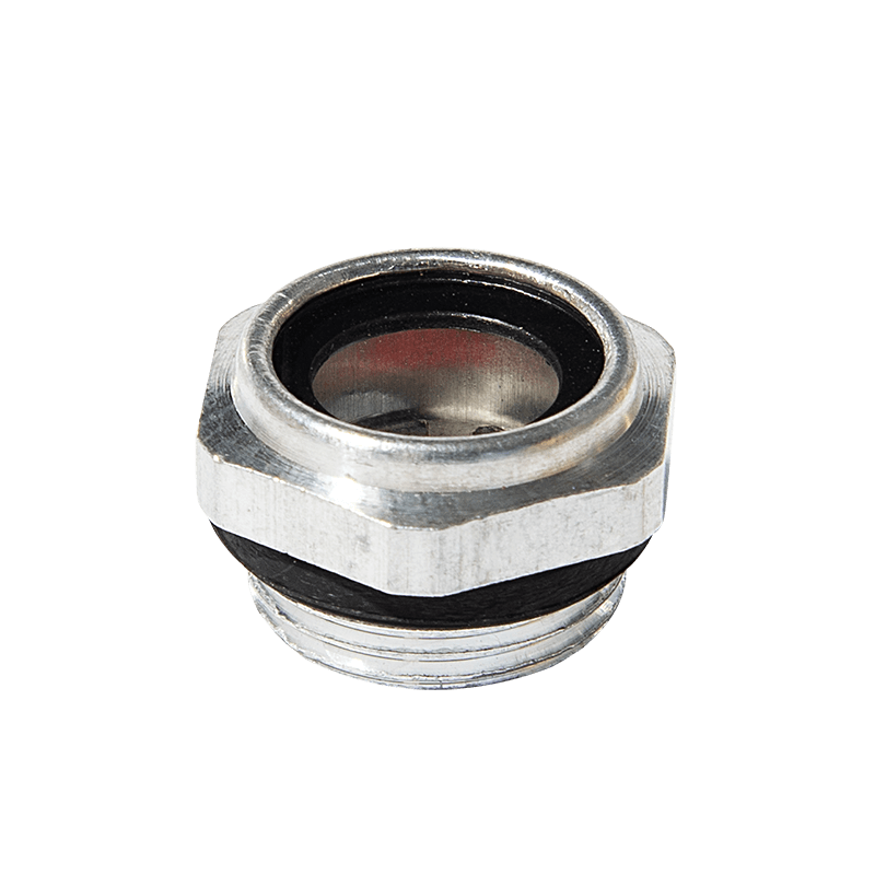 Aluminiumsolie niveau syn glas