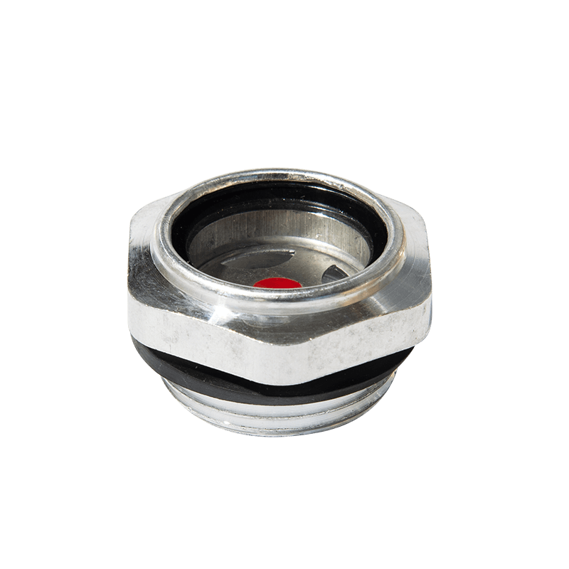 Aluminiumsolie niveau syn glas