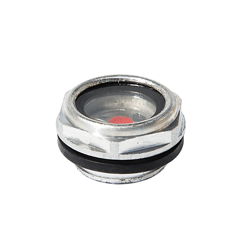 Aluminiumsolie niveau syn glas