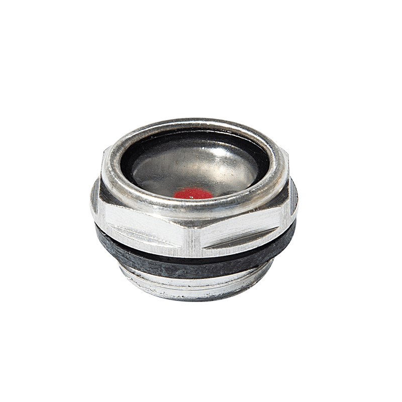 Aluminiumsolie niveau syn glas