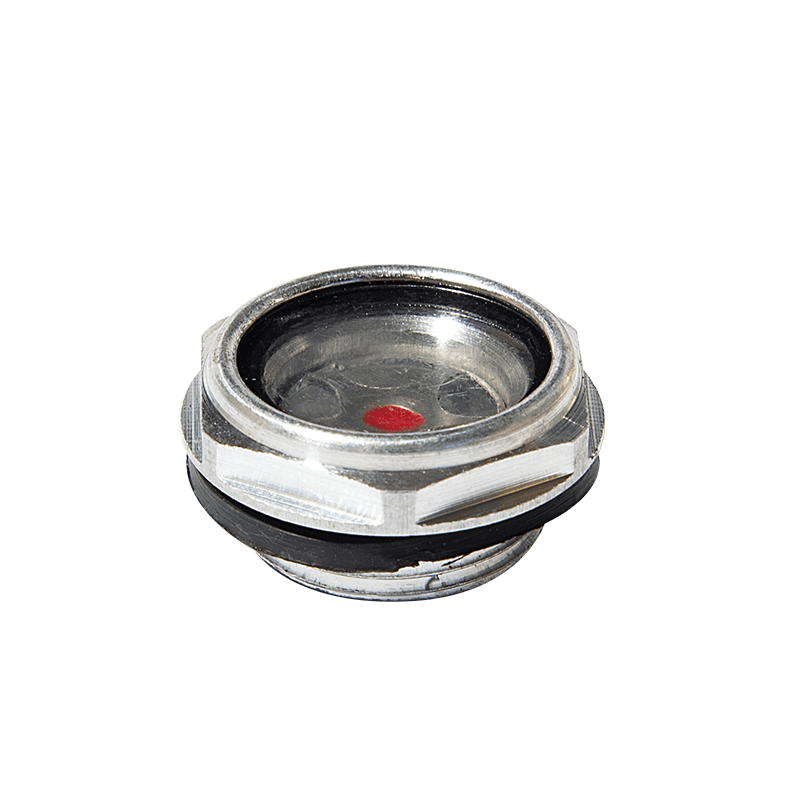 Aluminiumsolie niveau syn glas
