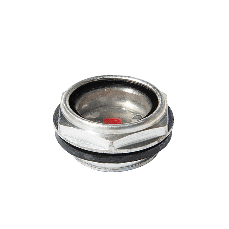Aluminiumsolie niveau syn glas