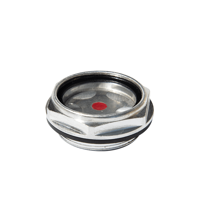 Aluminiumsolie niveau syn glas