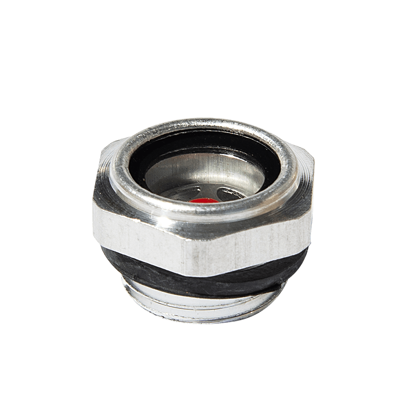 Aluminiumsolie niveau syn glas