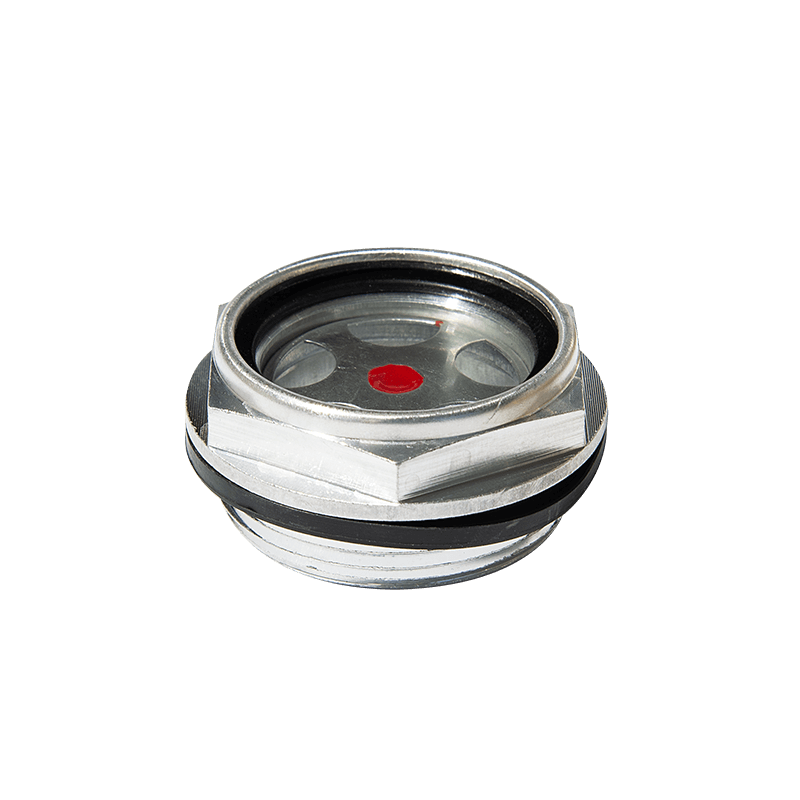 Aluminiumsolie niveau syn glas